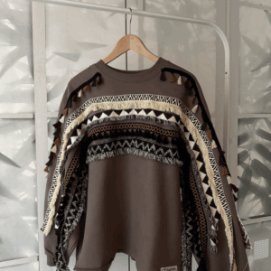 Felpa unisex a girocollo taupe