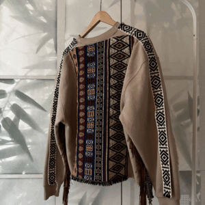 Felpa unisex a girocollo beige