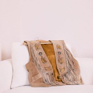 INDIOS NATIVOS – GILET SUEDE DAKOTA