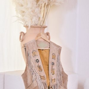 INDIOS NATIVOS – GILET SUEDE DAKOTA