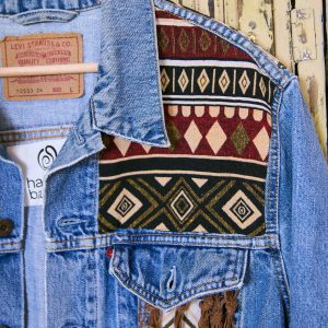 SAIGON – JACKET VIETNAM FABRICS WESTERN FRINGES (IVORY)