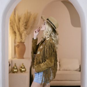 INDIOS NATIVOS – WESTERN JACKET BROWN